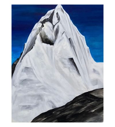 Bruce Crownover - 'Ama 1' Gouache on Paper Painting