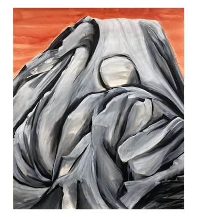 Bruce Crownover - 'Ama 2' Gouache on Paper Painting