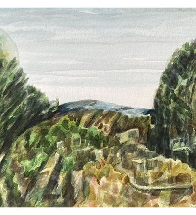 Bruce Crownover - Wisconsin Watercolor Postcard