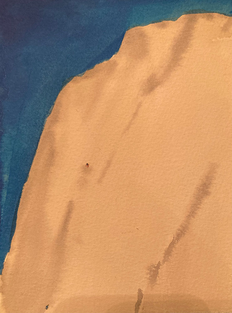 Bruce Crownover - 'Sierras 1' Watercolor Painting