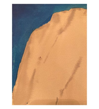 Bruce Crownover - 'Sierras 1' Watercolor Painting