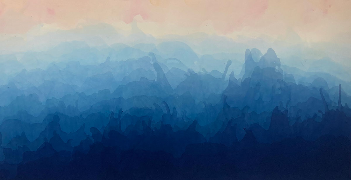 Bruce Crownover - 'So. Cal. Series 1' Dip Die Painting