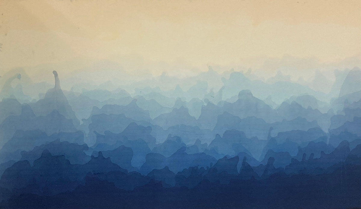 Bruce Crownover - 'So Cal Series 3' Dip Die Painting