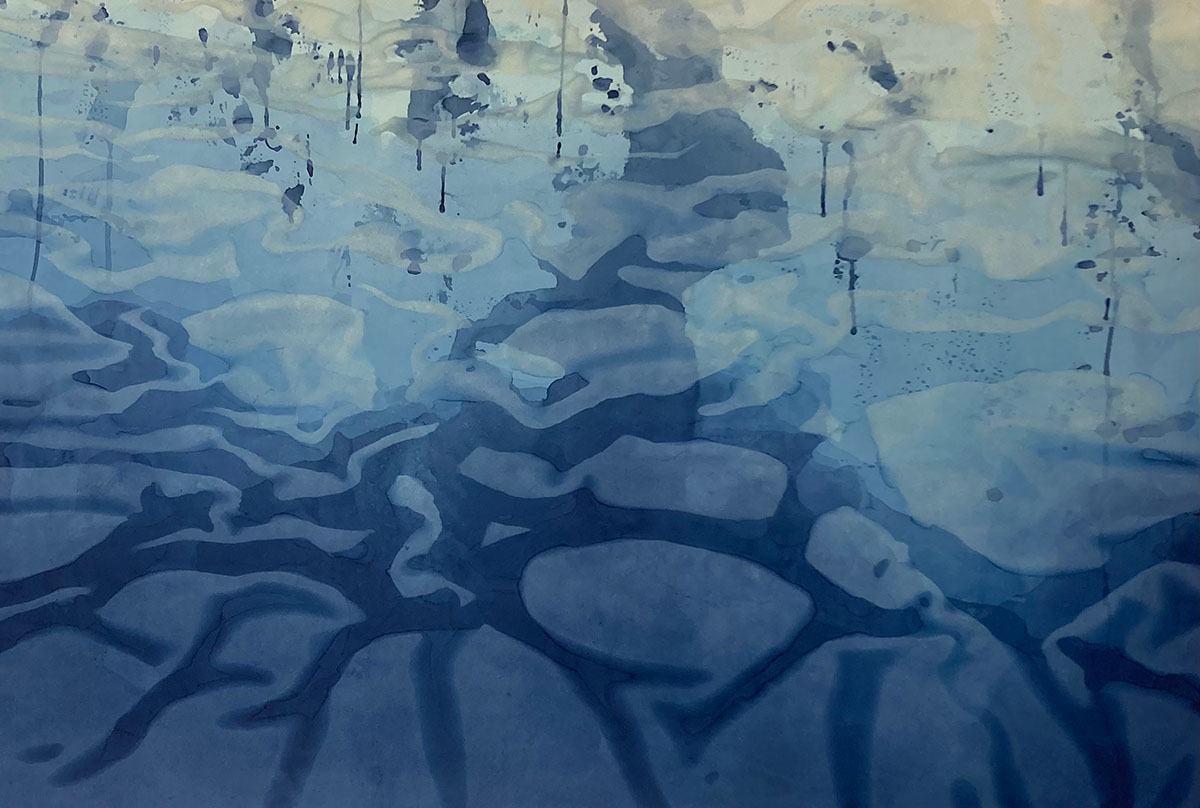 Bruce Crownover - 'Untitled' Dyed Paper, 2025